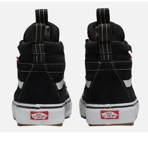 New Vans Sk8-Hi MTE Boa Winter Shoes, Black/True White, Men\'s 10 US, main image 4